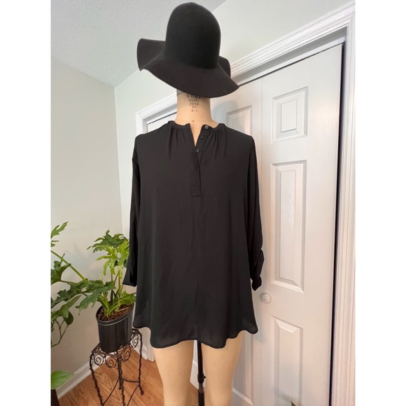 APT 9 BLACK TUNIC SHIRT SIZE XL - Picture 2 of 5